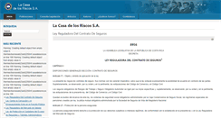Desktop Screenshot of casadelosriscos.com